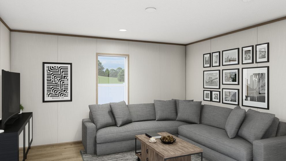 The HORIZON NORTHSTAR 16763A Exterior. This Manufactured Mobile Home features 3 bedrooms and 2 baths.