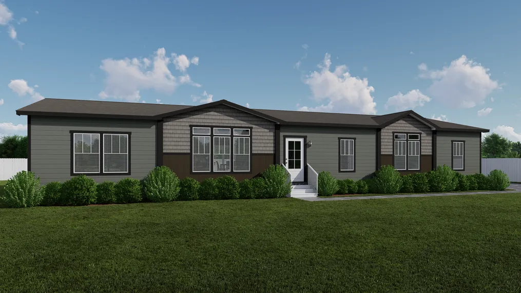 The THE ATLAS Exterior. This Manufactured Mobile Home features 4 bedrooms and 3 baths.