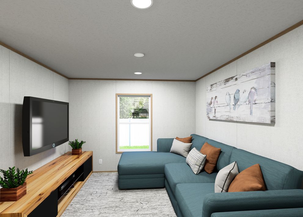 The ASPIRE Exterior. This Manufactured Mobile Home features 3 bedrooms and 2 baths.