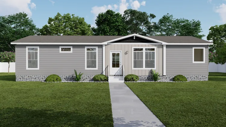 The THE DURANGO Exterior. This Manufactured Mobile Home features 3 bedrooms and 2 baths.