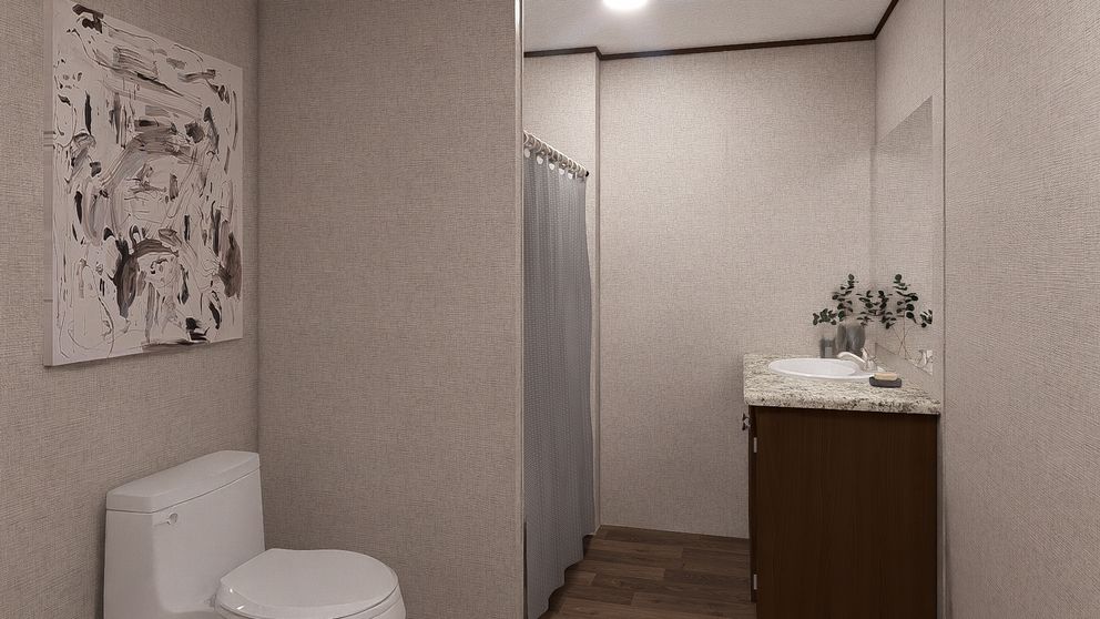 The SYCAMORE Exterior. This Manufactured Mobile Home features 4 bedrooms and 2 baths.