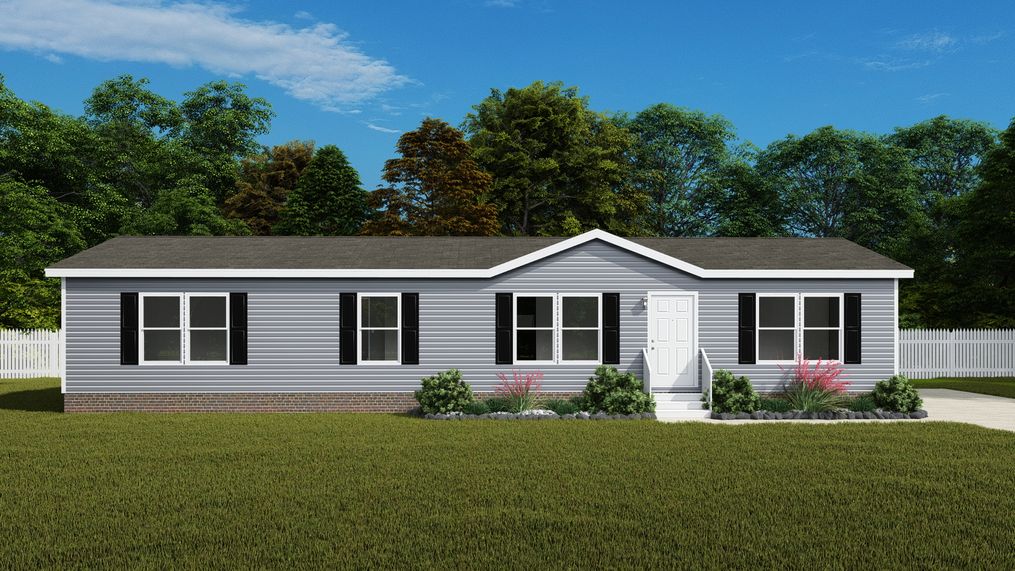 The THE EAGLE 60 Exterior. This Manufactured Mobile Home features 3 bedrooms and 2 baths.