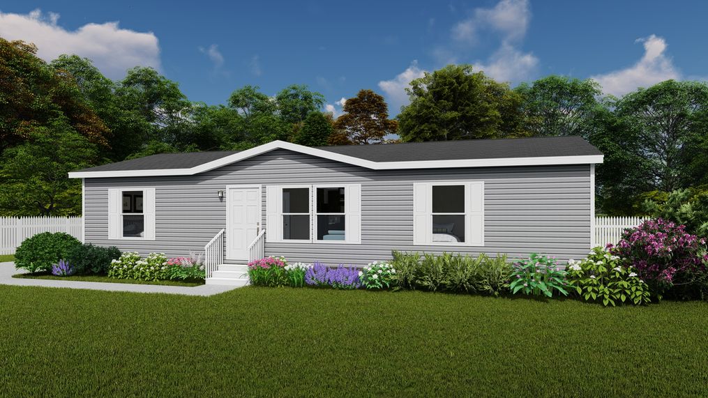 The THE EAGLE 48 Exterior. This Manufactured Mobile Home features 3 bedrooms and 2 baths.