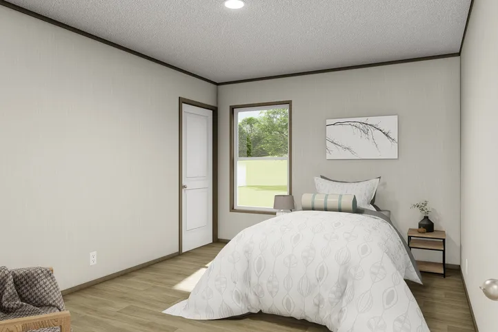 The EVEREST Exterior. This Manufactured Mobile Home features 4 bedrooms and 2 baths.