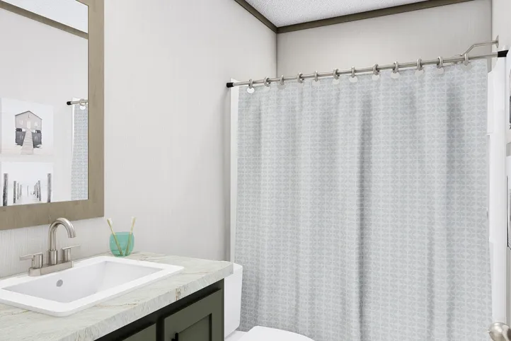 The BOONE Exterior. This Manufactured Mobile Home features 4 bedrooms and 2 baths.