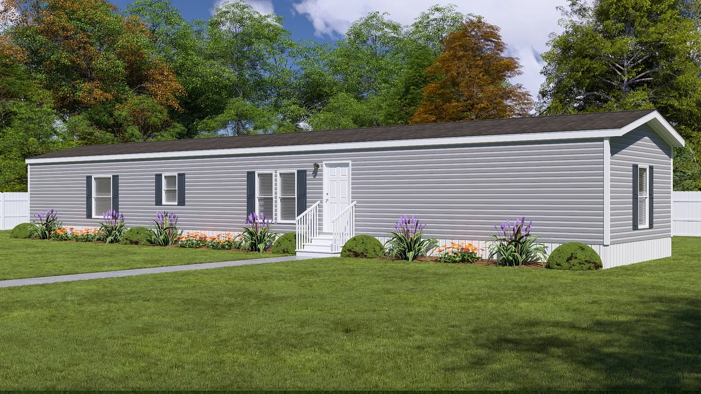 The THE ULTIMATE SHOWER Exterior. This Manufactured Mobile Home features 3 bedrooms and 2 baths.