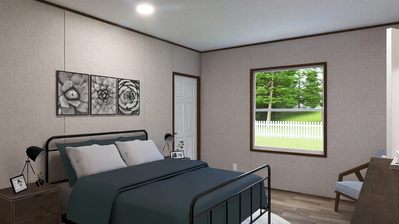 The BIRCH Exterior. This Manufactured Mobile Home features 3 bedrooms and 2 baths.