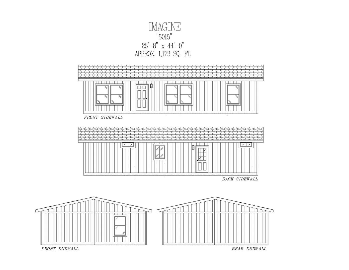 The 5015 IMAGINE Exterior. This Manufactured Mobile Home features 3 bedrooms and 2 baths.