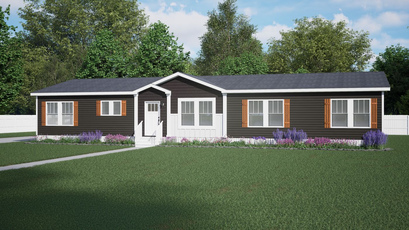 The BOUJEE PREMIER Exterior. This Manufactured Mobile Home features 4 bedrooms and 2 baths.