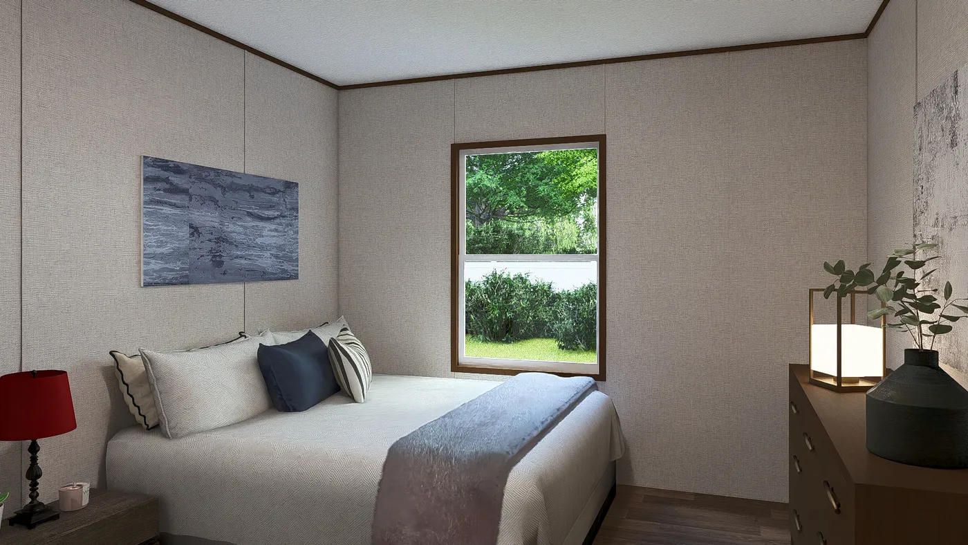 The SYCAMORE Exterior. This Manufactured Mobile Home features 4 bedrooms and 2 baths.