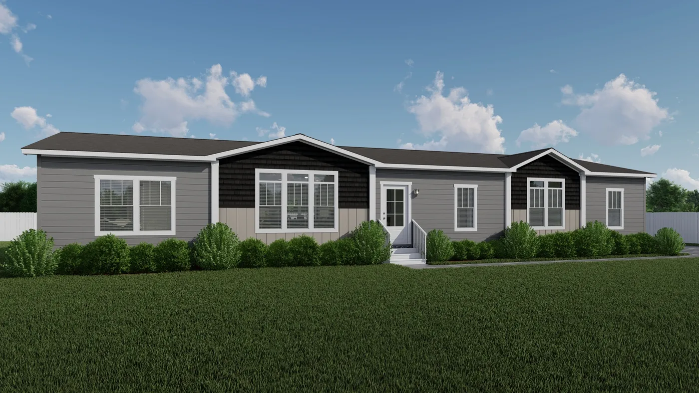 The THE ATLAS Exterior. This Manufactured Mobile Home features 4 bedrooms and 3 baths.