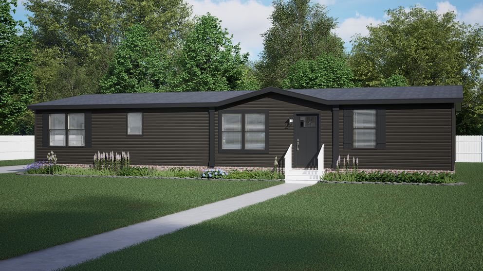 The MOUNTAIN BREEZE 3260 Exterior. This Manufactured Mobile Home features 3 bedrooms and 2 baths.