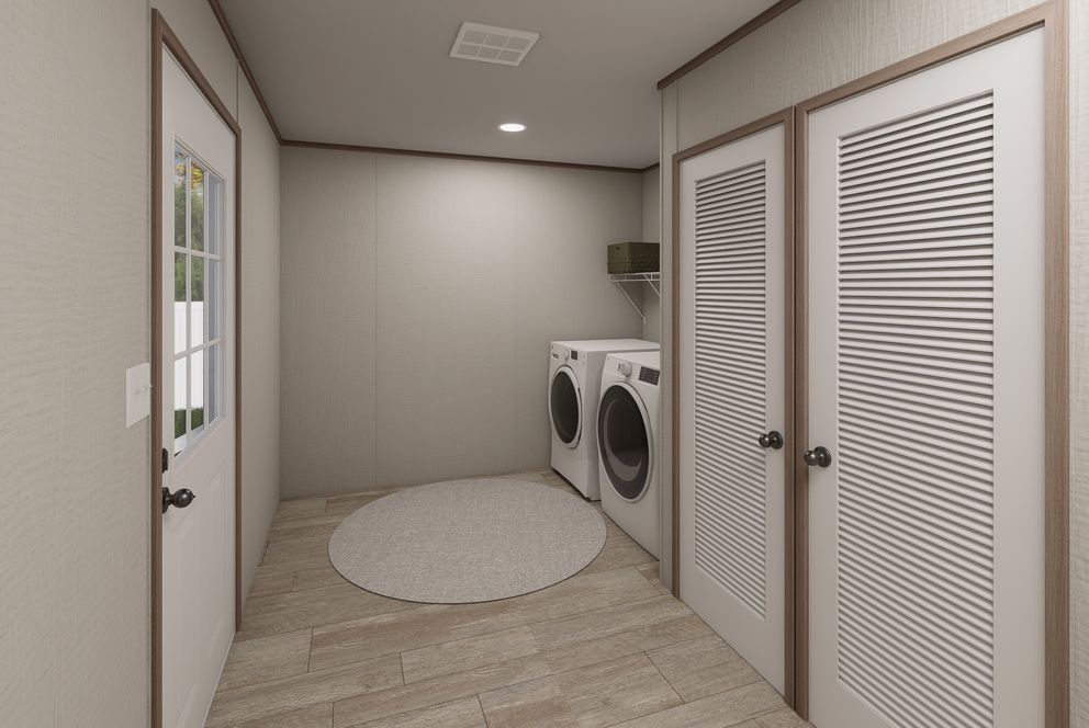 The ULTRA FLEX JEWEL Exterior. This Manufactured Mobile Home features 3 bedrooms and 2 baths.