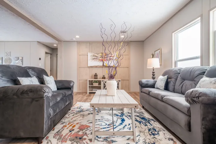 The RIO Exterior. This Manufactured Mobile Home features 3 bedrooms and 2 baths.