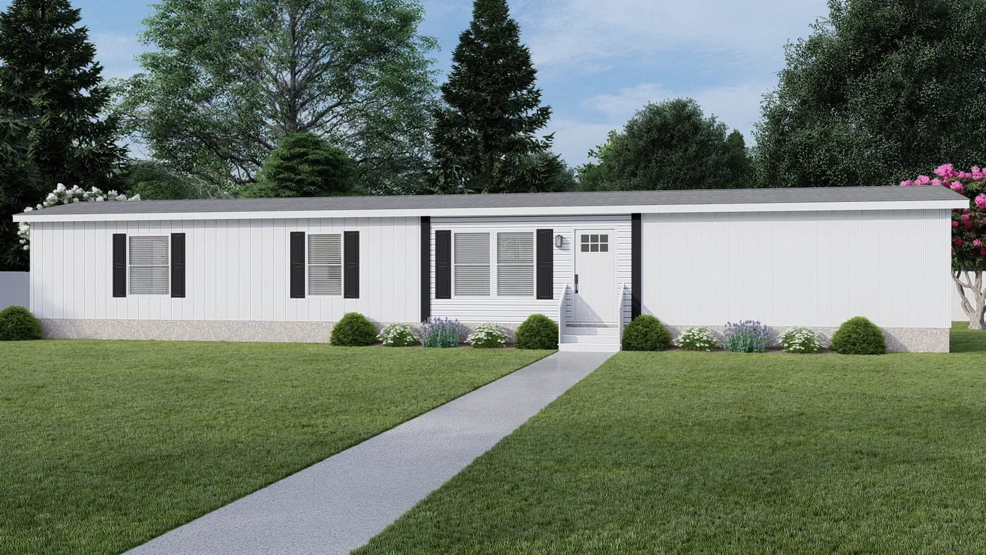 The MAGELLAN  16X72 Exterior. This Manufactured Mobile Home features 3 bedrooms and 2 baths.