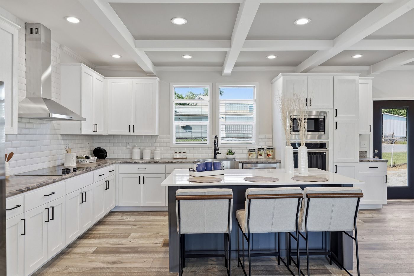 The SUPER 68 ELITE Exterior. This Manufactured Mobile Home features 3 bedrooms and 2 baths.