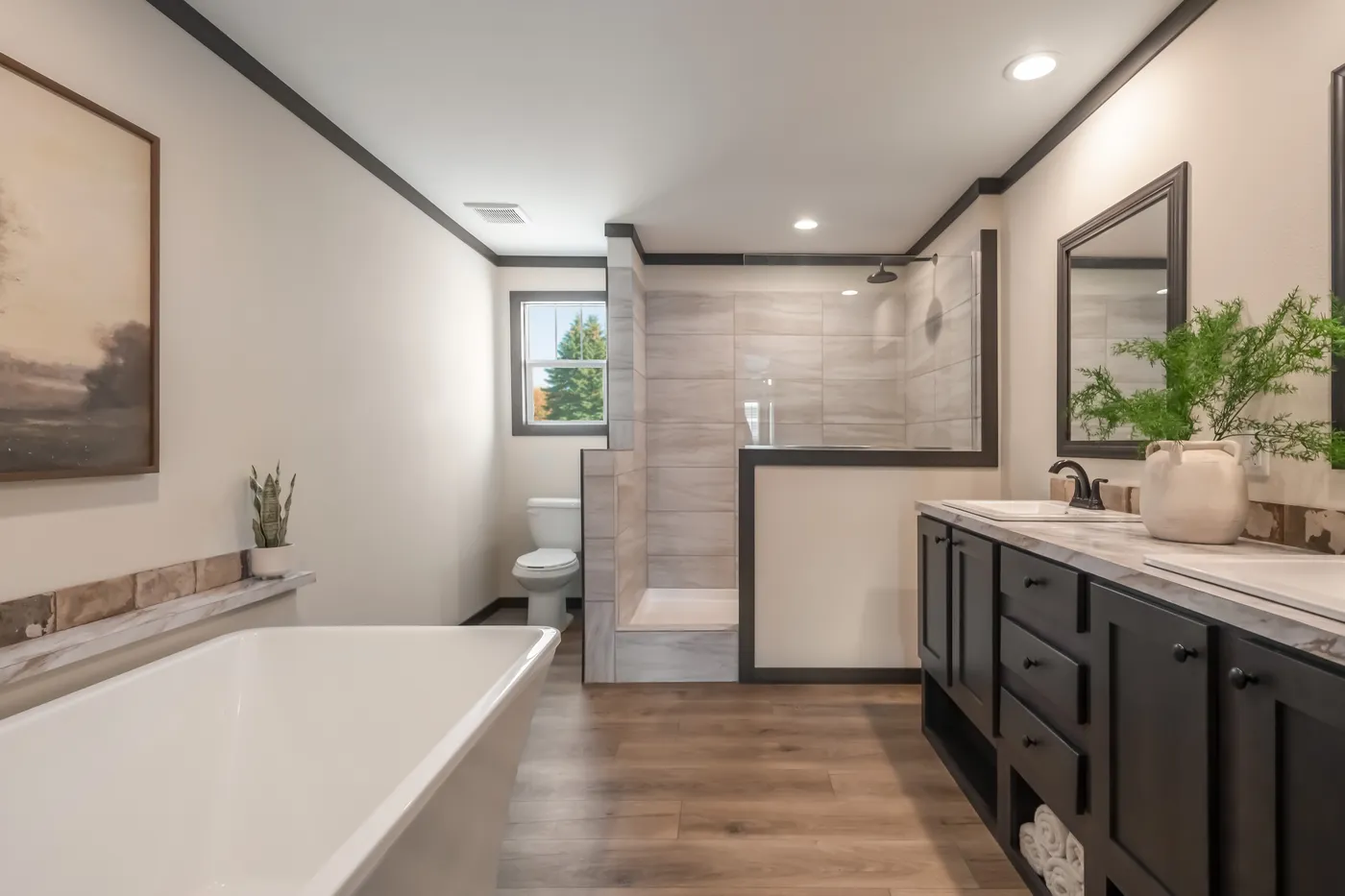 The THE VOGUE 60 Exterior. This Manufactured Mobile Home features 3 bedrooms and 2 baths.