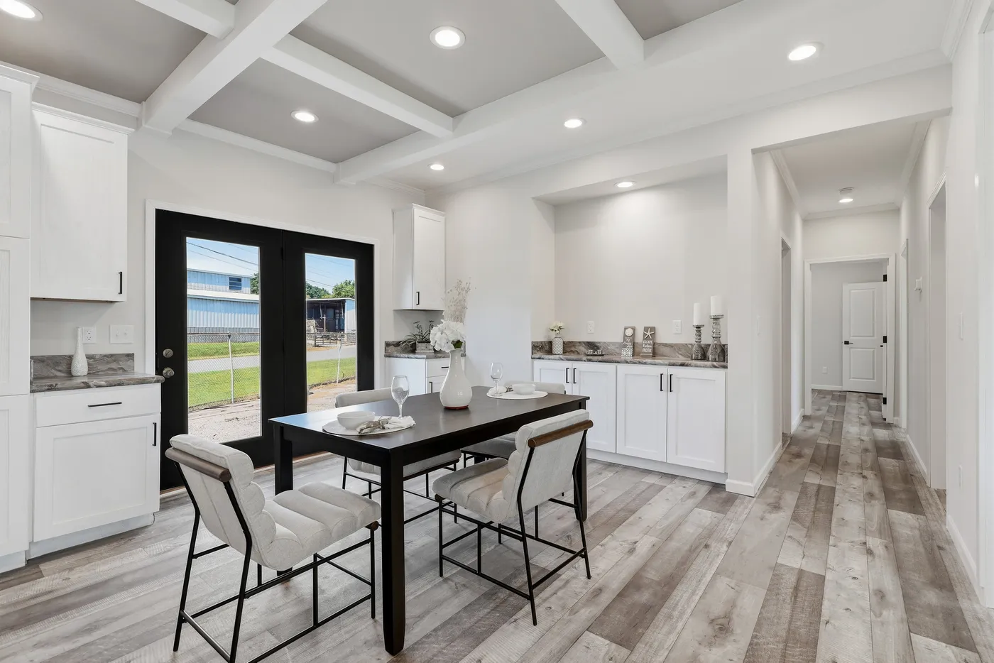 The SUPER 68 ELITE Exterior. This Manufactured Mobile Home features 3 bedrooms and 2 baths.