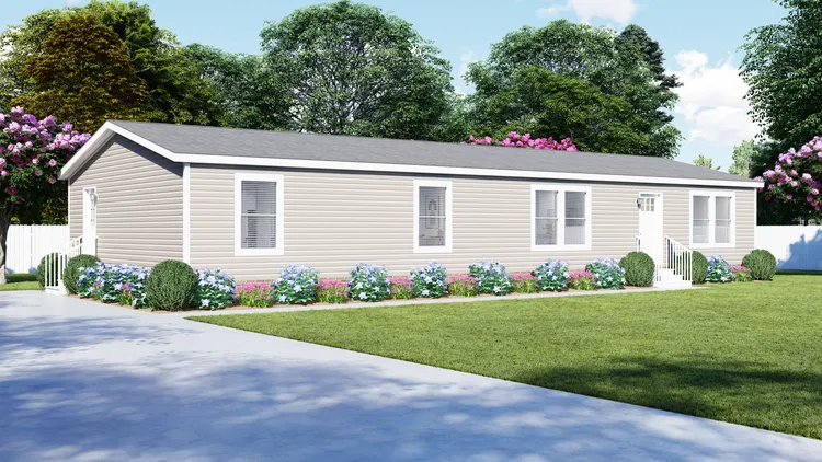 The 6428-E792 THE PULSE Exterior. This Manufactured Mobile Home features 3 bedrooms and 2.5 baths.