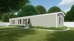 The THE INTUITION Exterior with Olive Vinyl. This Manufactured Mobile Home features 3 bedrooms and 2 baths.