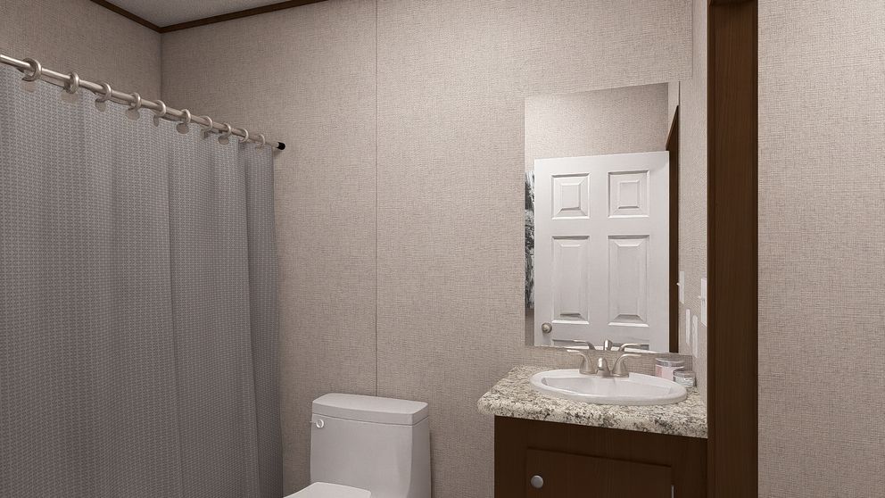 The OAK Exterior. This Manufactured Mobile Home features 4 bedrooms and 2 baths.