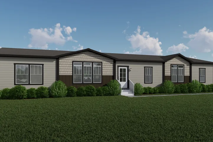 The THE ATLAS Exterior. This Manufactured Mobile Home features 4 bedrooms and 3 baths.