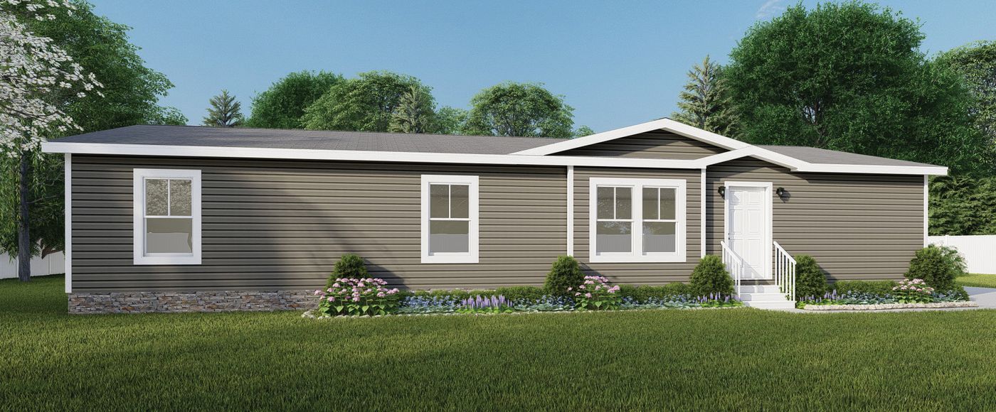 The LEGEND 377-1 MOD Exterior. This Modular Home features 3 bedrooms and 2 baths.