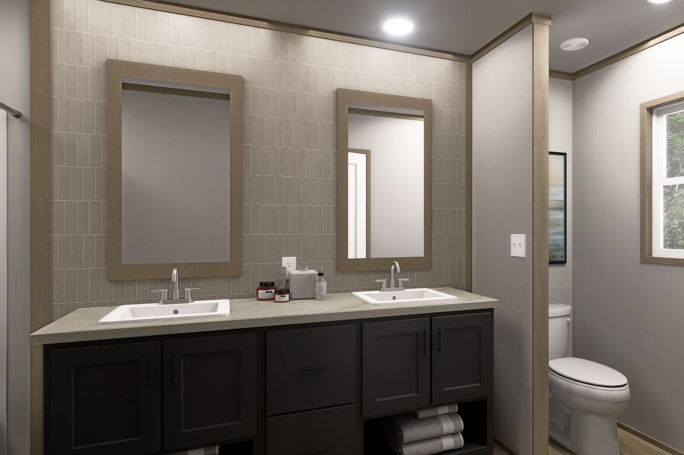 Tranquility Package. The VOYAGE Exterior. This Manufactured Mobile Home features 3 bedrooms and 2 baths.