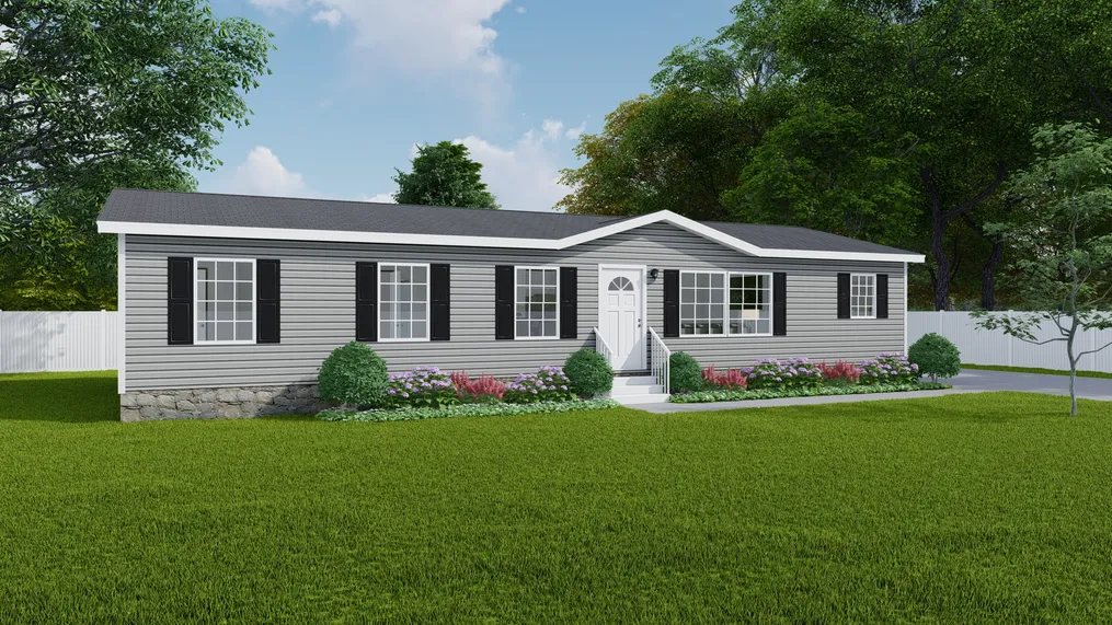 The LEGEND 28X56 COASTAL BREEZE II Exterior. This Manufactured Mobile Home features 3 bedrooms and 2 baths.