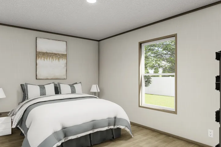 The EVEREST Exterior. This Manufactured Mobile Home features 4 bedrooms and 2 baths.