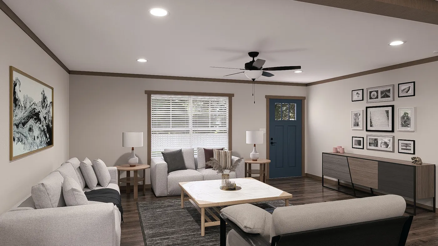 The ISABELLA ELITE Exterior. This Manufactured Mobile Home features 3 bedrooms and 2 baths.