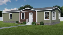 The CMH TEM2452-3A AFRICA Exterior. This Manufactured Mobile Home features 3 bedrooms and 2 baths.