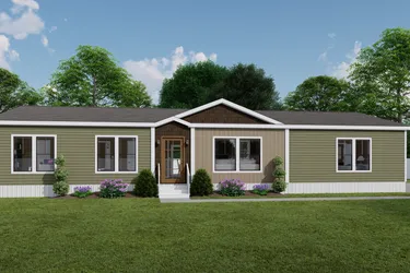 The THE LLOYD II Exterior. This Manufactured Mobile Home features 3 bedrooms and 2 baths.