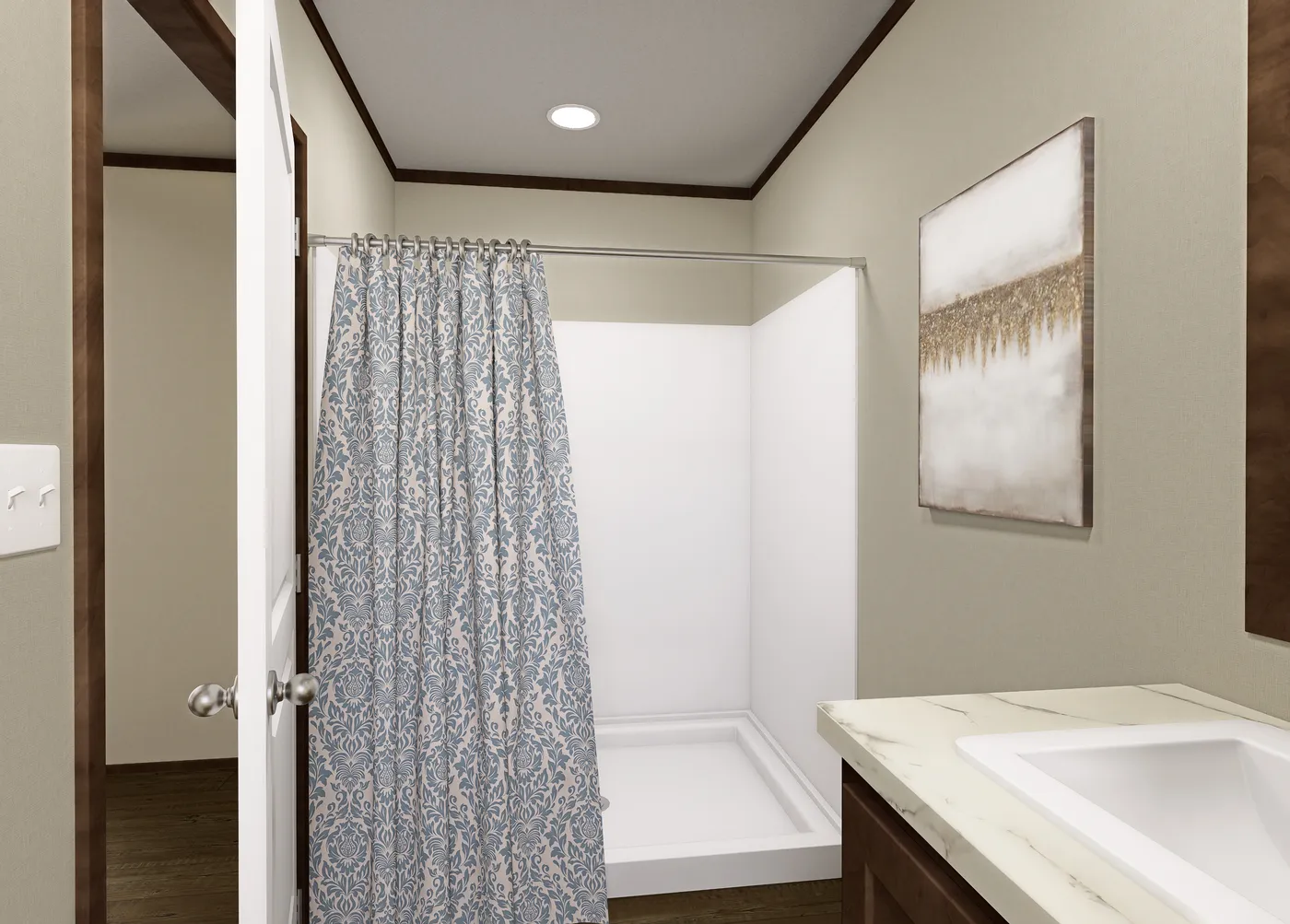 The ERIKSON Exterior. This Manufactured Mobile Home features 3 bedrooms and 2 baths.