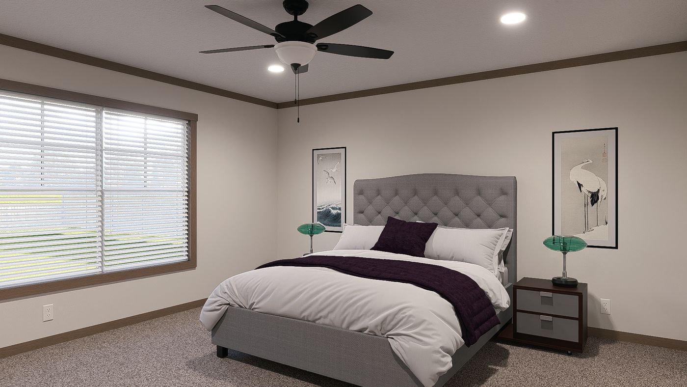 The NELLIE ELITE Exterior. This Manufactured Mobile Home features 4 bedrooms and 2 baths.