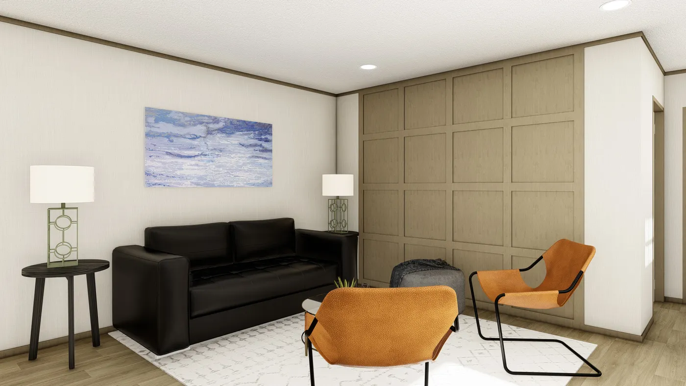 The TIDE 7216-1668 Exterior. This Manufactured Mobile Home features 2 bedrooms and 2 baths.