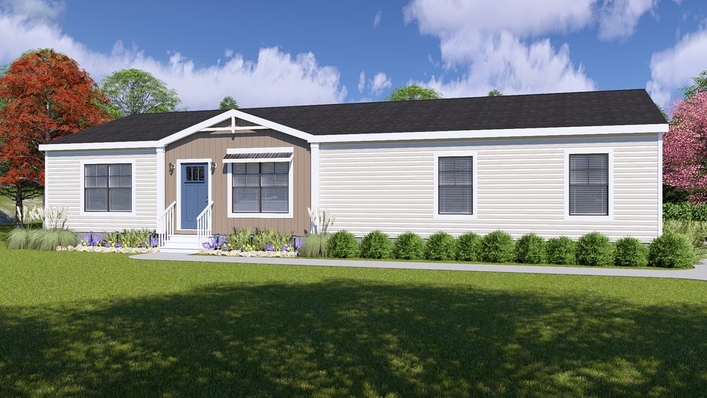 The FARM 3 FLEX ELITE Exterior. This Manufactured Mobile Home features 3 bedrooms and 2 baths.