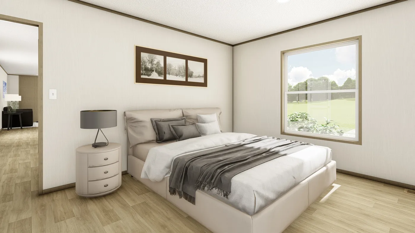 The TIDE 7216-1668 Exterior. This Manufactured Mobile Home features 2 bedrooms and 2 baths.