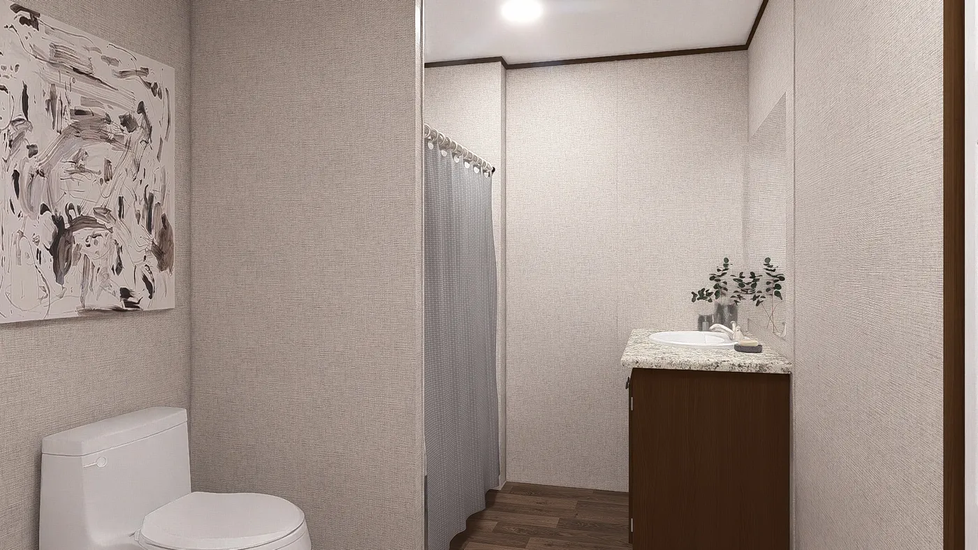 The CEDAR Exterior. This Manufactured Mobile Home features 3 bedrooms and 2 baths.