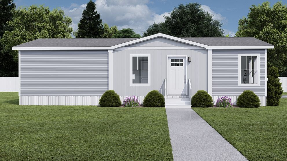 The RISING SUN Exterior. This Manufactured Mobile Home features 2 bedrooms and 2 baths.