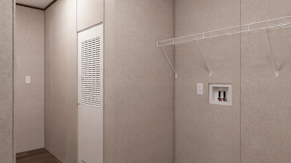 The SPRUCE Exterior. This Manufactured Mobile Home features 3 bedrooms and 2 baths.