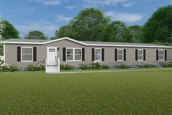The SUMMIT Exterior. This Manufactured Mobile Home features 4 bedrooms and 3 baths.