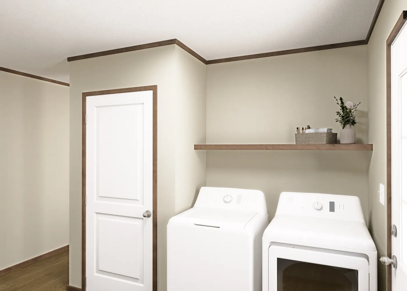 The CROCKETT Exterior. This Manufactured Mobile Home features 3 bedrooms and 2 baths.
