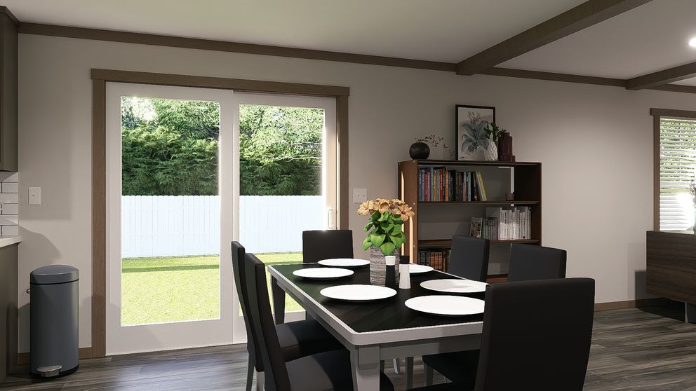 The TINSLEY Exterior. This Manufactured Mobile Home features 4 bedrooms and 2 baths.