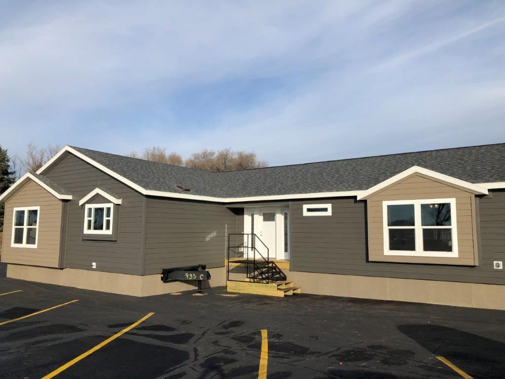 The LEGEND 572-1 MOD Exterior. This Modular Home features 3 bedrooms and 2 baths.