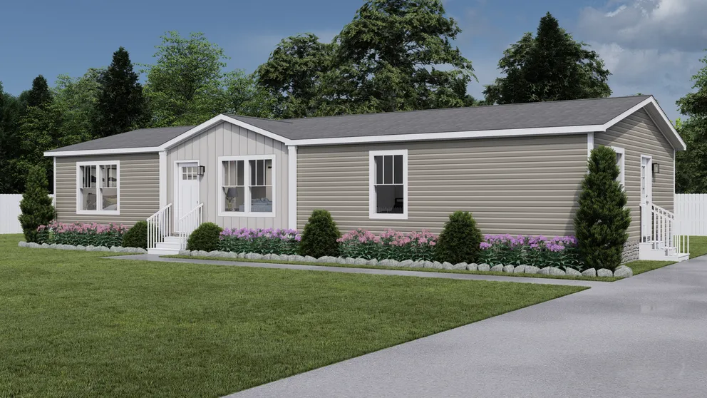 Clay - The BROWN EYED GIRL Exterior. This Manufactured Mobile Home features 4 bedrooms and 2 baths.
