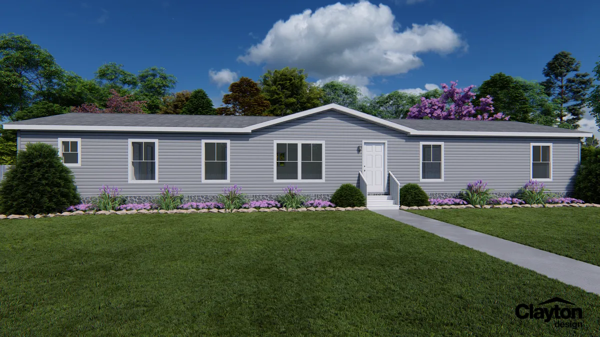 The LEGEND 29 Exterior. This Manufactured Mobile Home features 4 bedrooms and 2 baths.