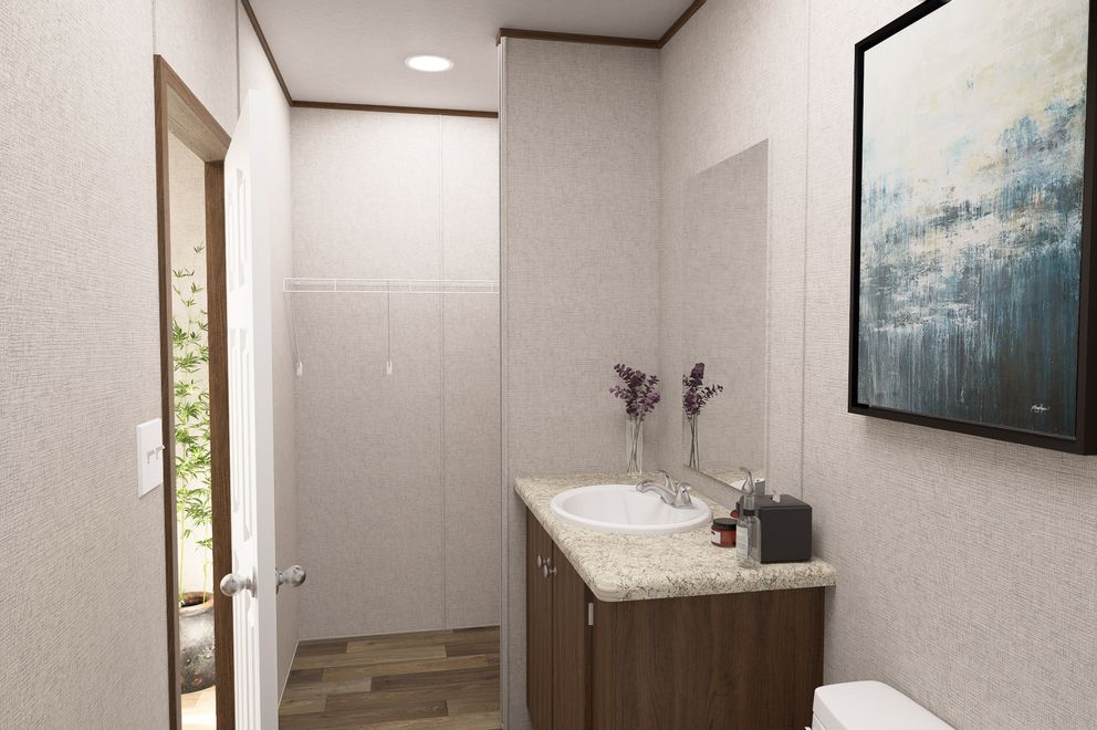 The HICKORY Exterior. This Manufactured Mobile Home features 3 bedrooms and 2 baths.