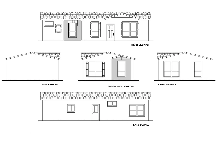The HOT CHILI Exterior. This Manufactured Mobile Home features 3 bedrooms and 2 baths.