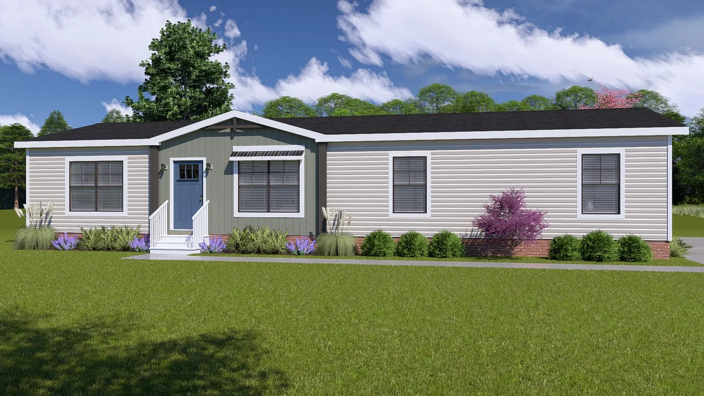 The ISABELLA Exterior. This Manufactured Mobile Home features 3 bedrooms and 2 baths.